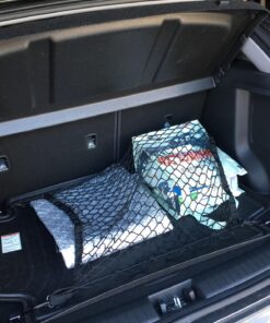 9 MOON® 4 Hooks Car Trunk Cargo Net Mesh Storage Organizer - Car Net for Kids Luggage - Universal Car Accessories Net 16 81JtCvKekpL