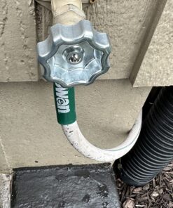 Danco Outdoor Faucet Water Spigot Handle | Hose Bibb Round Wheel Handle Replacement | Includes Screws | Metal (10006), Silver/Pewter Faucet Handle, 1-Pack 37 81JwA3e13ML