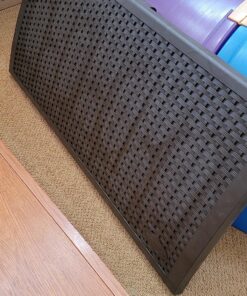 Suncast 99 Gallon Resin Wicker Patio Outdoor Storage Container for Toys, Furniture Deck box, Mocha 47 81JwRVthU4L