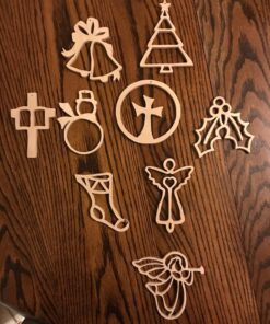 Scroll Saw Christmas Ornaments: More Than 200 Patterns (Fox Chapel Publishing) Full-Size Drawings of Religious & Traditional Designs: Santas, Snowmen, Fretwork, Ornate Words, Novelties, and Wildlife 19 81Jx1RCJMbL