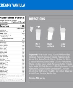 Isopure Protein Powder, Creamy Vanilla Whey Isolate with Vitamin C & Zinc for Immune Support, 25g Protein, Zero Carb & Keto Friendly, 44 Servings, 3 Pounds (Packaging May Vary) 44 Servings (Pack of 1) 31 81Jx3exrenL