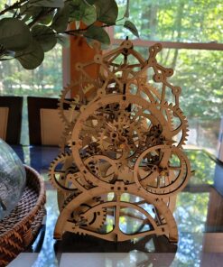 ROKR 3D Wooden Mechanical Pendulum Clock Puzzle,Mechanical Gears Toy Building Set,Family Wooden Craft KIT Supplies-Best Birthday Gifts for Kids Adults to Build 19 81Jx9MFya L