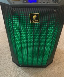 Wireless Karaoke Machine for Adults, TONOR PA System Portable Bluetooth Singing Speaker with Dual Wireless Microphones Microfono, Disco Ball for Home Karaoke, Party, Class and Church K20 Black 53 81JydJLE0DL