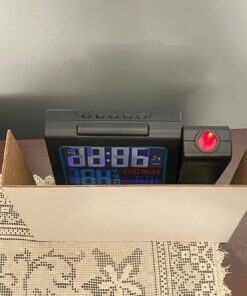 La Crosse Technology 616-146 Color Projection Alarm Clock with Outdoor temperature & Charging USB port Alarm Clocks 31 81JzNbjL1TL