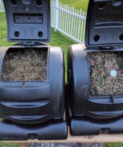 The Most Beautiful Composter in The World in Black, Made in America, Food Safe, BPA and Rust Free, No Assembly Required, Envirocycle Composting Tumbler Bin and Compost Tea Maker … 35 US Gallon 34 81JzqTN8mxL