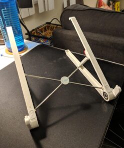 JUBOR Laptop Stand Adjustable Laptop Stand Portable Foldable Ergonomic Desktop Stand Holder Mount for MacBook Notebook Computer PC iPad Tablet 43 81K0fuzOCzL