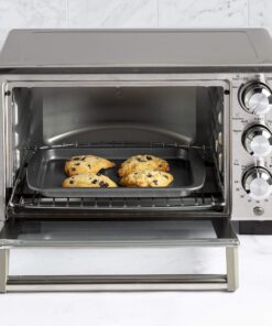 Ecolution EIOGY-1204 Toaster Oven Bakeware 4Piece Set | Nonstick Heavy Duty Carbon Steel,Gray Gray 36 81K1FkkhxcL