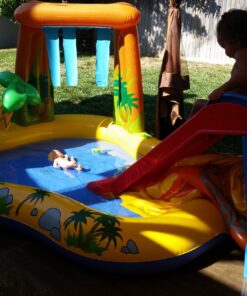 Intex Dinosaur Inflatable Play Center, 98in X 75in X 43in, for Ages 2+ 75 81K2 W5dKL