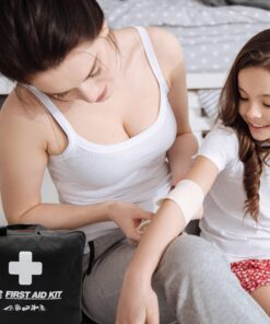 Professional 300 Piece (40 Unique Items) First Aid Kit | Emergency Medical Kits | Home, Business, Camping, Car, Office, Travel, Vehicle, Kids, Boat, Survival, Supplies 53 81K6C01a3L