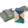 6 Piece Tegu Pocket Pouch Prism Magnetic Wooden Block Set, Blues 22 81K6te6pXML