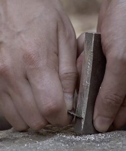 SE Waterproof Magnesium Firestarter Kit - Compact 2-in-1 Fire Starter with Flint, Serrated Striker, and Detachable Chain for Camping, Hiking, Survival, and Emergency Preparedness FS374 3" x 1" 21 81K7 LaLWSL