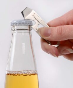 Nite Ize KMT-11-R3 Easily attaches to an existing Chain or Strap DoohicKey Key Keychain Multi-Tool (1 Pack), One Size, Silver 24 81K73jp677L