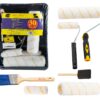 Bates Paint Roller - Paint Brush, Paint Tray, Roller Paint Brush, 11 Piece Home Painting Supplies, Foam Brush, House Painting Tray, Painting Tools, Roller and Paint Brushes, Interior Paint Brushes 9 Inch 29 81K7z2vE1iL