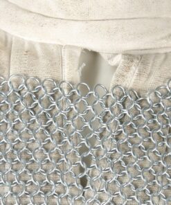 Medieval Renaissance Haubergeon Replica Warrior Chainmail Armor Long Shirt XL 12 81K920dCerL