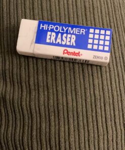 Pentel® Hi-Polymer Erasers, White, Pack Of 4 4 Count (Pack of 1) Large Block Eraser 28 81K93xp QyL