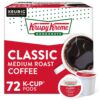 Krispy Kreme Classic, Single-Serve Keurig K-Cup Pods, Medium Roast Coffee, 12 Count (Pack of 6) 72 Count