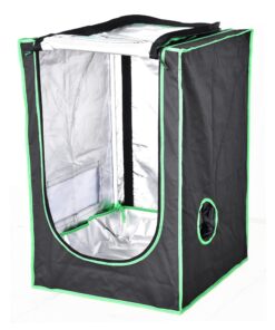 Green Hut 2x2 Grow Tent, 24"x24"x36" 600D Mylar Hydroponic Growing Tents for Plants Inside Reflective Grow Tent Growing Room Hydroponic System 24"X24"X36" 21 81K9RVYJinL