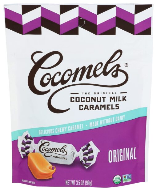 COCOMELS Organic Dairy Free Caramels Original, 3.5 OZ