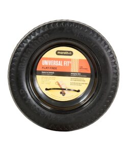 Universal Fit 00210, Flat Free, Hand Truck All Purpose Utility Tire, 4.10/3.50-4" 29 81K9g0PLyKL