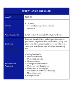 TERRO Liquid Ant Killer ll T200, 2 oz 37 81KAr6AzdTL