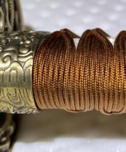 siwode Handmade Katana,Xin New Rope, Full Tang,Japanese Ninja Samurai Real Sword (T10 Clay_Tempered) 40-Inch Hollow Dragon Copper Tang 44 81KBSu7J 2L