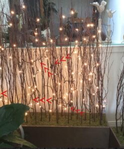 Lighting EVER Fairy Lights Plug in, 33ft 100 LED String Lights for Bedroom, Warm White Copper Wire Lights, Waterproof Indoor Outdoor Decorative Fairy Lights for Patio, Garden, Balcony, Vases, Craft 33 ft 61 81KD14CJtGL