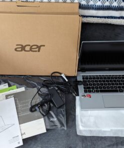 Acer Aspire 3 A314-23P-R3QA Slim Laptop | 14.0" Full HD IPS Display | AMD Ryzen 5 7520U Quad-Core Processor | AMD Radeon Graphics | 8GB LPDDR5 | 512GB NVMe SSD | Wi-Fi 6 | Windows 11 Home,Silver 66 81KGMs679UL 2