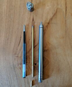 PicoPen Ti -Titanium Mini Ballpoint Pen with Magnetic Keychain Holder, Black Ink Medium Point Pocket Pen for Writing, Bullet Journaling, Taking Notes in Office, Business, and Everyday Carry 34 81KGXal9rJL