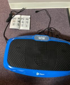 LifePro 3D Vibration Plate Exercise Machine - Dual Motor Oscillation, Pulsation 3D Motion Vibration Platform - Full Whole Body Vibration Machine for Home Fitness Blue 30 81KGdXhUs2L