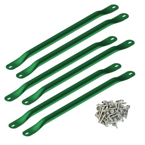 Swing-N-Slide WS 4564 Metal Monkey Bars with Six 21.5" Metal Rungs with Hardware, Green