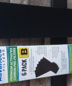 VEVA Replacement Pre Filter 6 Pack compatible with Germ Guardian Air Purifier Models AC4800 Series (AC4825, AC4825e) and Filter B FLT4825, Premium Carbon Activated 6 Count (Pack of 1) 34 81KIKpJveKL