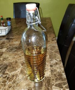 Bormioli Rocco Officina Water Bottle | 37.25 oz, Italian Glass Pitcher | Airtight Seal & Metal Clamp | Easy To Carry Handle, Dishwasher Safe & Eco-Friendly | Safe For Infused & Carbonated Drinks 29 81KJdfCtaL