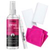 Chalkola Natural Chalkboard Cleaner Spray & Eraser Kit for Liquid Chalk Markers - Suitable for Whiteboard, Blackboard and Dry Erase Boards - Comes with White Chalk Pen Spray Cleaner 47 81KKEWUBmVL