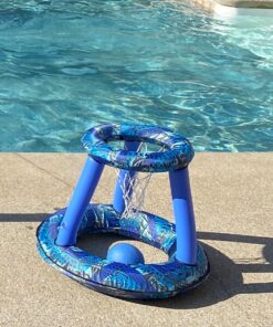 COOP Hydro Spring Hoops, Pool Toy, Inflatable Pool Game Basketball Set Multicolor 17 81KKKKIktqL
