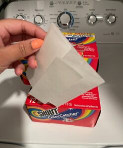 Shout Color Catcher Sheets for Laundry, Maintains Clothes Original Colors, 72 Count 72 Count (Pack of 1) 37 81KKVpxsf9L