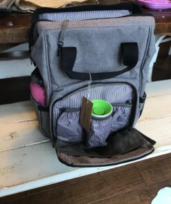 Backpack Diaper Bag Wide Open Design with Stroller Straps Changing Pad & Insulated Pockets for Both Mom & Dad 47 81KKv3tLDNL 1