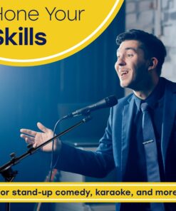 Hola! Music Mic Stand w/Adjustable Height for Home, Studio, Office or Stage Use - Standard Clutch Single Unit Standard Clutch - 1 Unit 38 81KMyOCcxvL