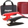 Energizer Jumper Cables for Car Battery, Heavy Duty Automotive Booster Cables for Jump Starting Dead or Weak Batteries with Carrying Bag Included (25-Feet (1-Gauge)) 25 Feet / 1 Gauge 12 81KNPoU1aTL