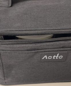 Aotto Portable Oven Personal Food Warmer - 110V Portable Mini Microwave Electric Heated Lunch Box for Work, Cooking and Reheating Meals in Office, Potlucks, Travel Hotel, Home Kitchen (Black) Black 34 81KNk8VZpbL