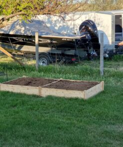 Greenes Fence Best Value Cedar Raised Garden Bed, 4' x 8' x 10.5" - Made in USA with North American Cedar 48" W x 96" L x 10.5" H 26 81KO7zmTL5L
