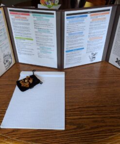 Stratagem The Master's Tome 4-Panel Customizable GM Screen with Free Inserts – Dry Erase, Dungeon & Game Master Accessory for Tabletop RPG Campaigns (Brown) Brown 32 81KQOb9U RL