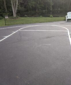 Ronan Sports Complete Easy Court Basketball Stencil Kit | Includes Spray Paint & Spray Box | Made in USA White 44 81KSXZY5XjL