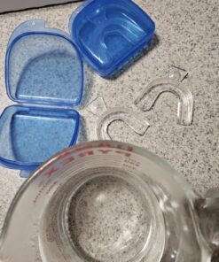 Teeth Whitening Trays 4 Pcs with 2 Travel Storage Cases BPA Free Moldable Trimmable Thin Mouth Trays Dental Tooth Whitener Bleaching Trays 26 81KV5WgPu7L