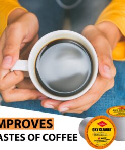 Maxiliano Cleaning Pods Compatible with K-Cup 2.0 Keurig, Stain Remover, Biodegradable, Non Toxic, 6 Cups Count per Pack. 22 81KVh4AfOUL