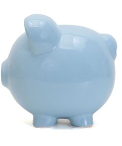 Child to Cherish Ceramic Piggy Bank, Blue Light Blue 9 81KVu34qSOL