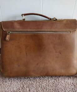 16" Messenger Bag For Men Genuine Leather Vintage Satchel Briefcases RFID Protection Computer Laptop Bag Hunter 38 81KW2vlWaZL