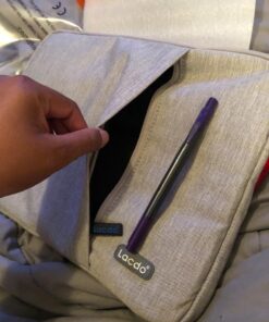 Lacdo Laptop Sleeve Case for 14 inch New MacBook Pro A2442 M1 / Old 13 inch MacBook Air Pro 2010-2017/13.5" Surface Book 3 2 / Asus Zenbook, Jumper HP Dell Acer Lenovo Chromebook Computer Bag, Grey 45 81KWIl9pJOL