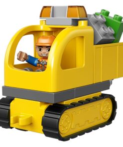 LEGO DUPLO Town Truck & Tracked Excavator 10812 Dump Truck and Excavator Kids Construction Toy with DUPLO Construction Worker Figures (26 Pieces) Standard 30 81KXbr1G0VL