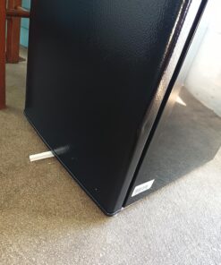 Midea WHD-113FB1 Double Door Mini Fridge with Freezer for Bedroom Office or Dorm with Adjustable Remove Glass Shelves Compact Refrigerator, 3.1 cu ft, Black 45 81KXfItIFpL