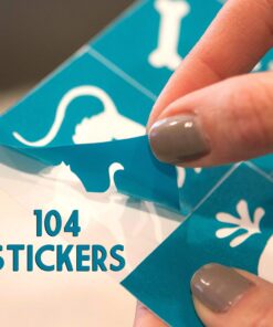 Face Paint Stencil Stickers for Painting Kit (104 Pieces) Thick Tattoo Stencil - Soft, Pliable and Easy to Stick Down and Reuse - Great for Birthdays, Sleepovers, School Carnivals, or Fundraisers 23 81KXklZxzgL